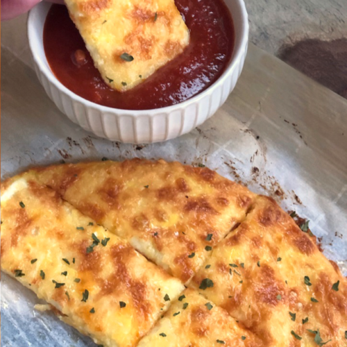 Keto Cheesy Garlic Breadsticks Richflavour Com