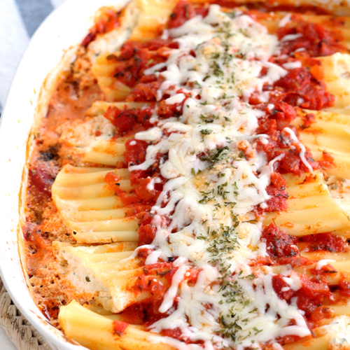 DELICIOUS MANICOTTI RECIPE