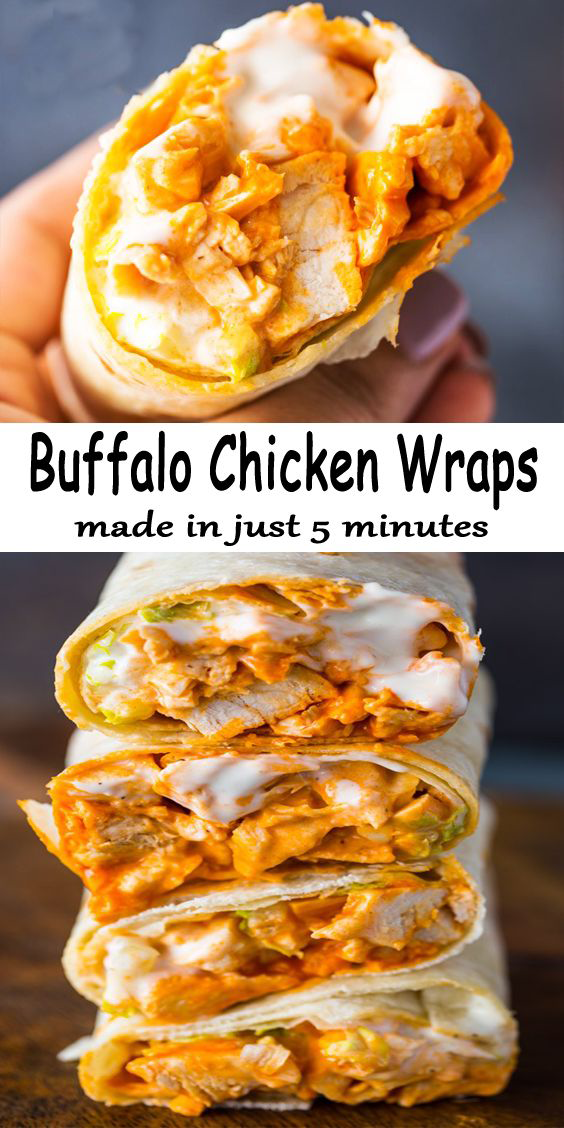 BUFFALO CHICKEN WRAPS - Richflavour.com