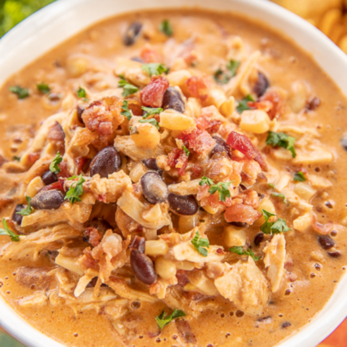 SLOW COOKER CREAM CHEESE CRACK CHICKEN CHILI