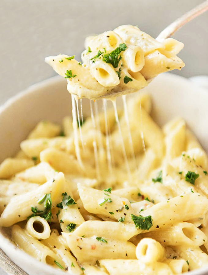 Simple Italian Style Mac and Cheese - Richflavour.com