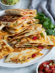 Chicken Quesadillas Fajita Style Recipe