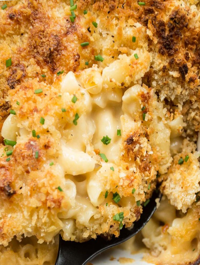 minimalist baker garlic mac and cheese