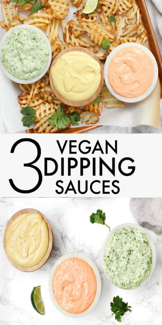 3 Vegan Dipping Sauces Recipe - Richflavour.com