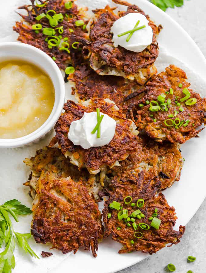 Potato Latkes Recipe - (Egg Free, Gluten free, Vegan) - Richflavour.com