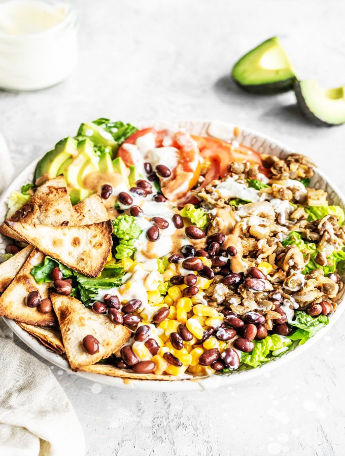 Vegan Taco Salad - Richflavour.com