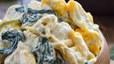 Creamy Spinach Tortellini Richflavour Com