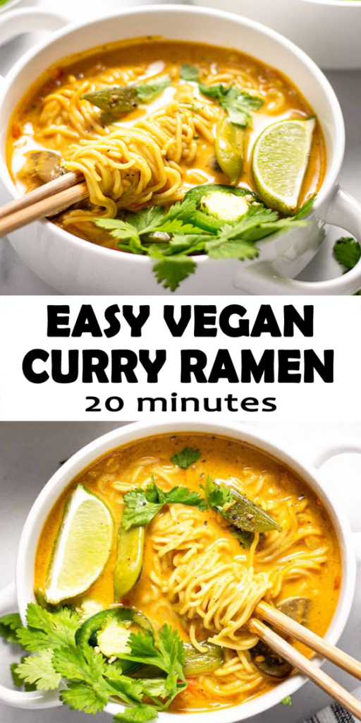 Vegan Curry Ramen Noodles Recipe