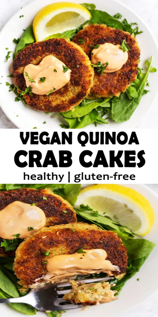 Vegan Quinoa Crab Cakes