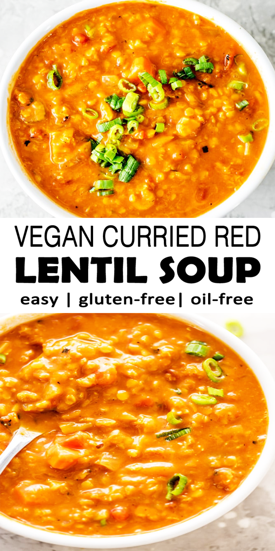 Vegan Curried Lentil Soup