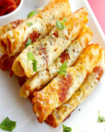 Keto Pizza Roll Ups